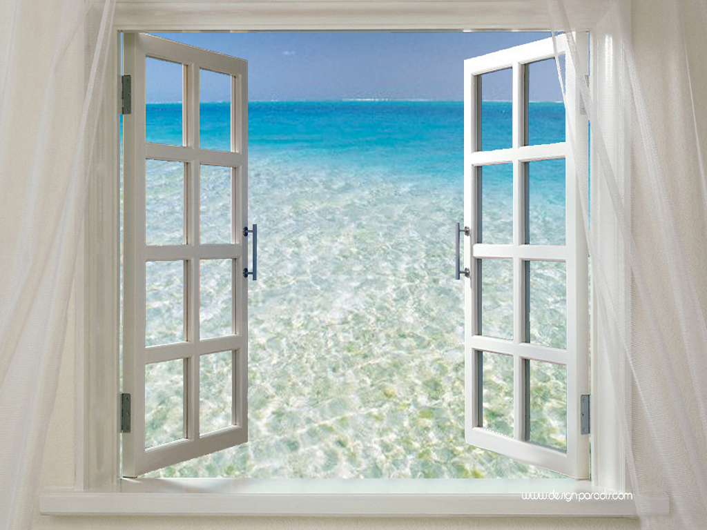 Fenêtre ouverte sur la mer